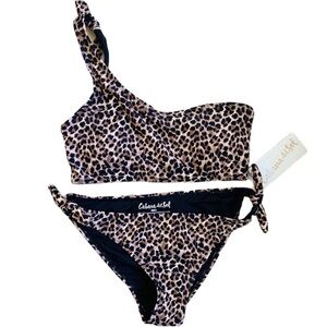 Cabana del Sol leopard 2-piece swimsuit